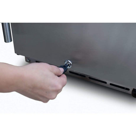 American Made Grills AMG 15" Outdoor Rated Fridge w/Glass Door SSRFR-15G Refrigerators SSRFR-15G Wine Coolers Empire