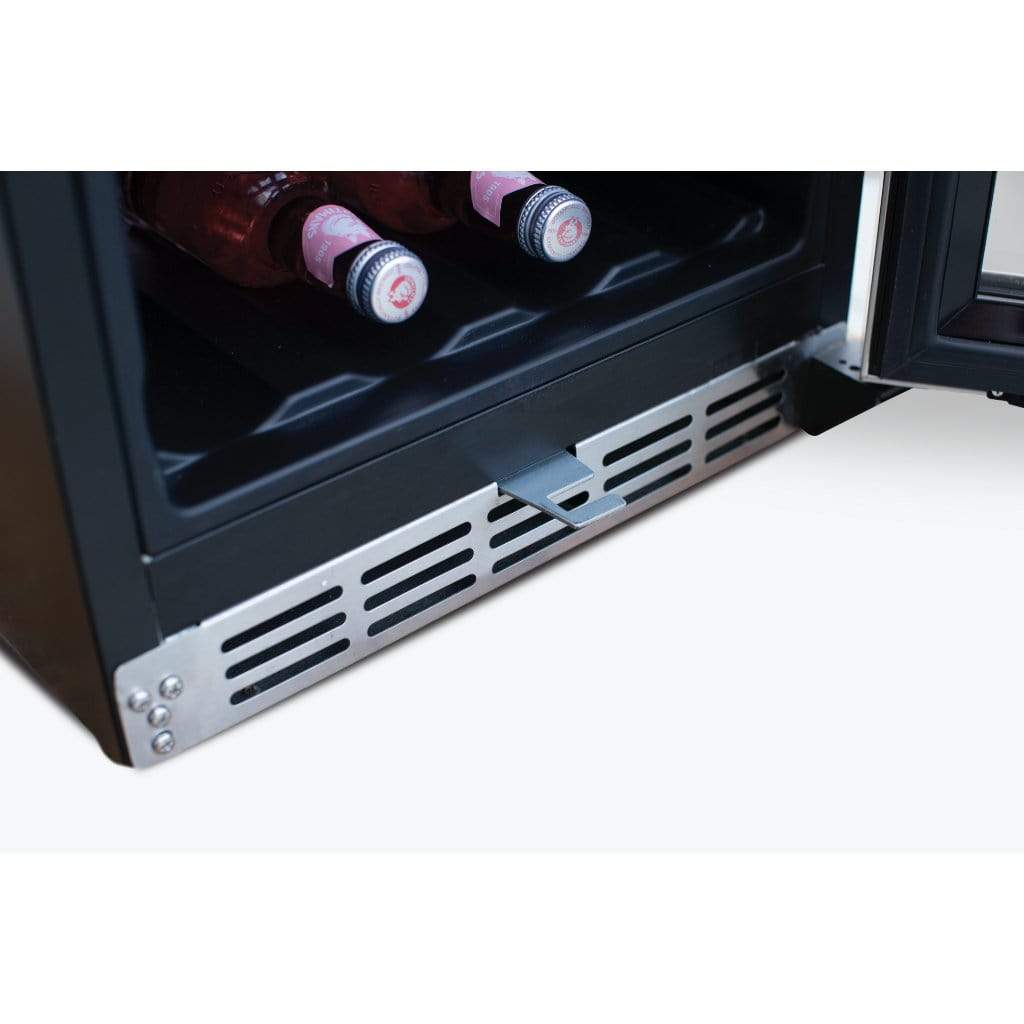 American Made Grills AMG 15" Outdoor Rated Fridge w/Glass Door SSRFR-15G Wine Coolers Empire