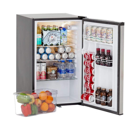 American Made Grills AMG 21" 4.5 Cu. Ft. Right to Left Opening Compact Refrigerator SSRFR-21S Refrigerators SSRFR-21S Wine Coolers Empire