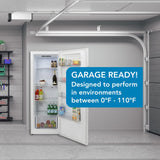 Avanti 10.8 cu.ft White Vertical Freezer AV1081VFK0W Freezers AV1081VFK0W Wine Coolers Empire