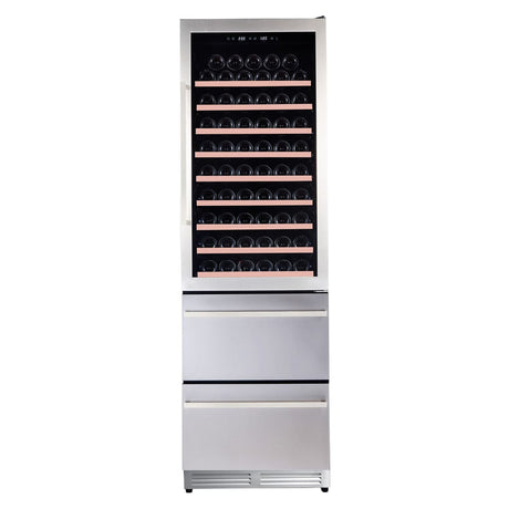 Avanti 108 Bottle ELITE Series Wine and Beverage Cooler WCDD108E3S Wine/Beverage Coolers Combo WCDD108E3S Wine Coolers Empire