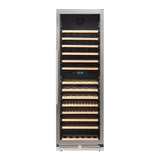 Avanti 154 Bottle DESIGNER Series Dual-Zone Wine Cooler WCD165DZ3S Wine Coolers WCD165DZ3S Wine Coolers Empire