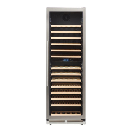 Avanti 154 Bottle DESIGNER Series Dual-Zone Wine Cooler WCD165DZ3S Wine Coolers WCD165DZ3S Wine Coolers Empire