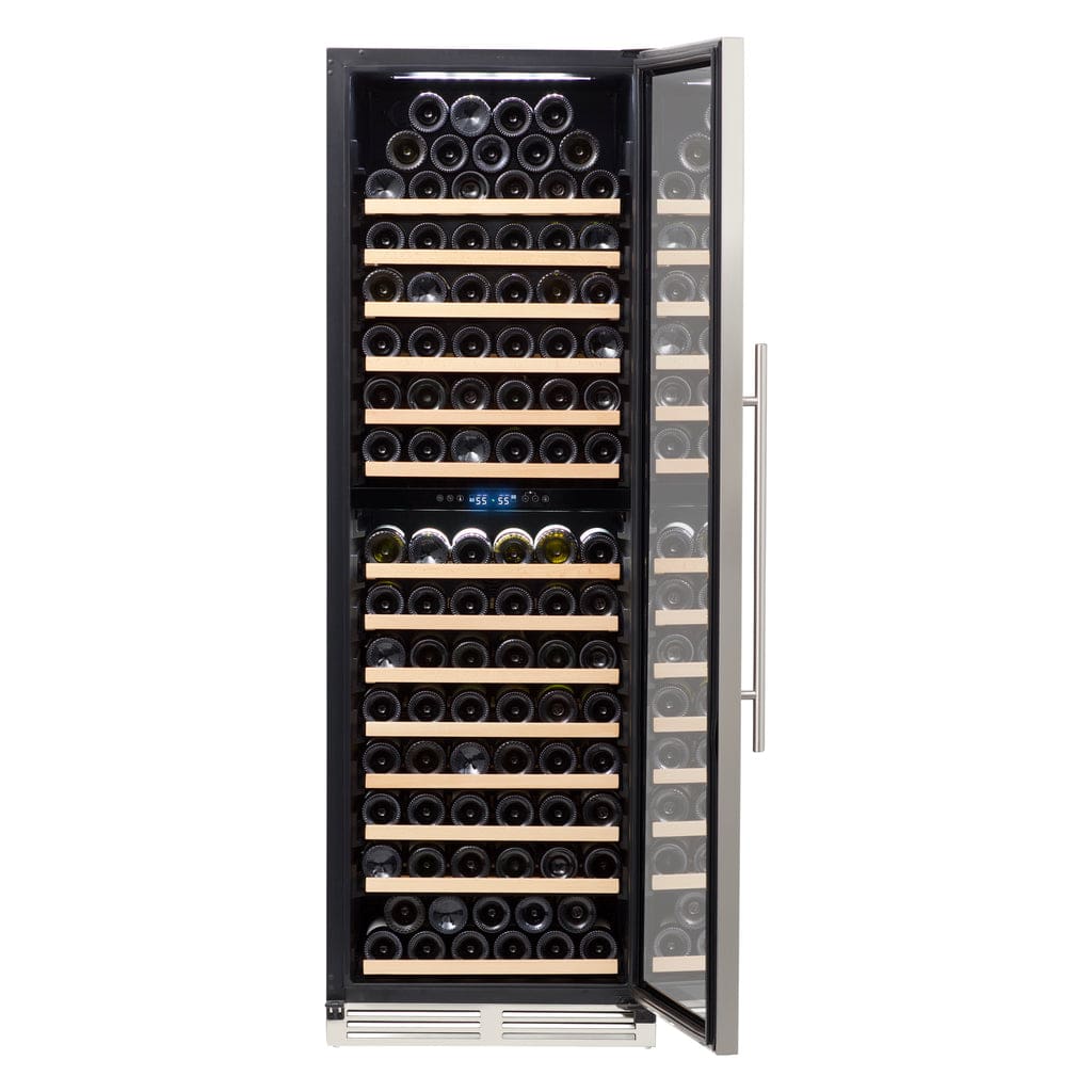 Avanti 154 Bottle DESIGNER Series Dual-Zone Wine Cooler WCD165DZ3S Wine Coolers WCD165DZ3S Wine Coolers Empire