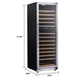 Avanti 154 Bottle Dual-Zone Wine Cooler WCF154S3SD Wine Coolers WCF154S3SD Wine Coolers Empire