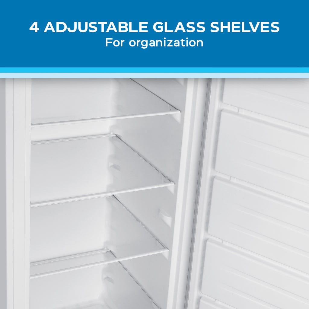 Avanti 17 cu.ft Garage Ready Frost Free Convertible Upright Freezer Freezers AV170VFLJM0W Wine Coolers Empire