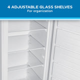 Avanti 17 cu.ft Garage Ready Frost Free Convertible Upright Freezer Freezers AV170VFLJM0W Wine Coolers Empire