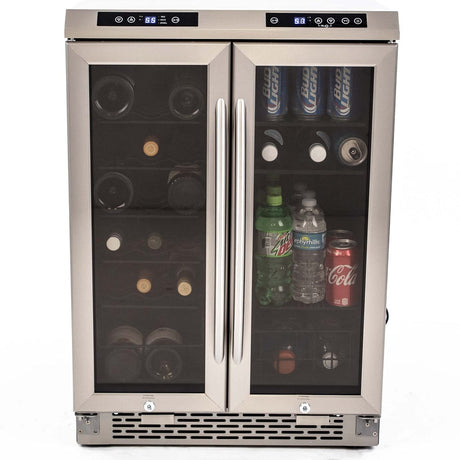 Avanti 19 Bottle/66 Can Dual-Zone Wine & Beverage Center WBV19DZ Wine/Beverage Coolers Combo WBV19DZ Wine Coolers Empire