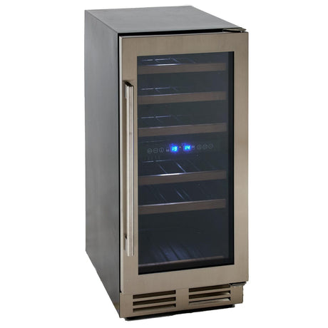 Avanti 28 Bottle DESIGNER Series Dual-Zone Wine Cooler WCF282E3SD Wine Coolers WCF282E3SD Wine Coolers Empire