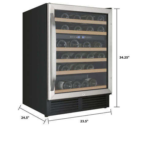 Avanti 49 Bottle Capacity Dual-Zone Wine Cooler WCR496DS Wine Coolers WCR496DS Wine Coolers Empire