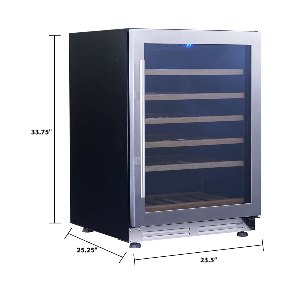 Avanti 51 Bottle DESIGNER Series Wine Cooler WCF51S3SS Wine Coolers WCF51S3SS Wine Coolers Empire