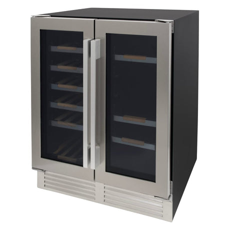 Avanti ELITE Series Side-by-Side Wine and Beverage Center WBE1956Z3S Wine/Beverage Coolers Combo WBE1956Z3S Wine Coolers Empire