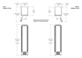 Bertazzoni 18 inch 8.2 Cu.Ft. Built-in Freezer With Automatic Ice Maker REF18FCIPRL/23 Freezers REF18FCIPRL/23 Wine Coolers Empire