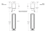 Bertazzoni 18 inch Right Swing Door Panel Ready Built-in Wine Cellar REF18WCPRR/23 Wine Coolers REF18WCPRR/23 Wine Coolers Empire