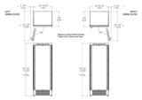 Bertazzoni 30 inch Left Door Built-in Freezer REF30FCIPRL/23 Freezers REF30FCIPRL/23 Wine Coolers Empire