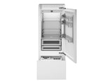 Bertazzoni 30 inch Right Door Built-In Bottom Mount Refrigerator With Ice Maker REF30BMBIPRT Refrigerators REF30BMBIPRT Wine Coolers Empire