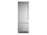 Bertazzoni 30 inch Right Door Stainless Steel Built-In Bottom Mount Refrigerator REF30BMBIXLT Refrigerators REF30BMBIXLT Wine Coolers Empire