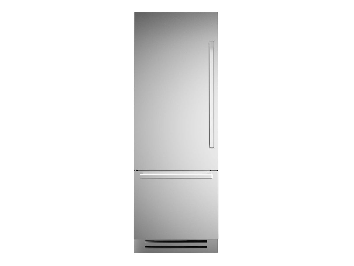 Bertazzoni 30 inch Right Door Stainless Steel Built-In Bottom Mount Refrigerator REF30BMBIXLT Refrigerators REF30BMBIXLT Wine Coolers Empire