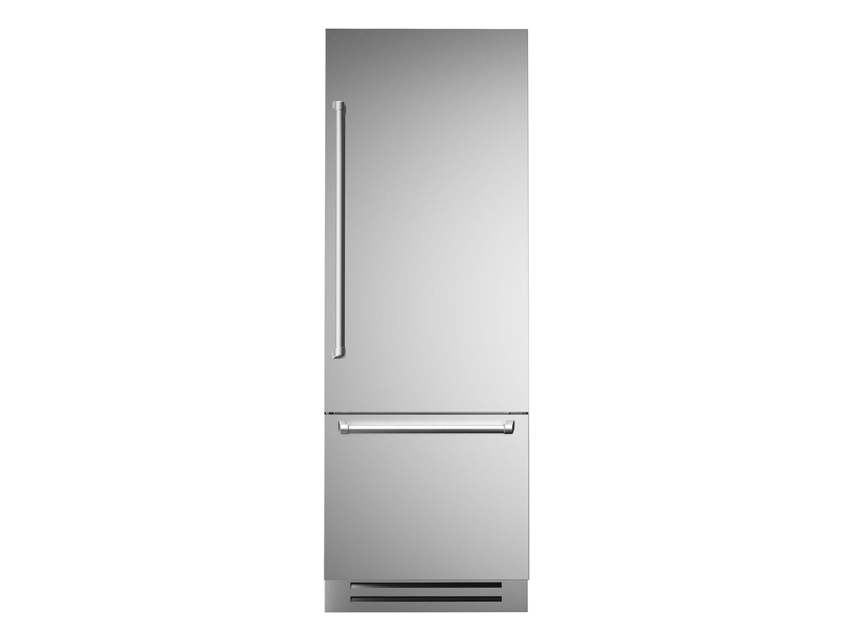 Bertazzoni 30 inch Right Door Stainless Steel Built-In Bottom Mount Refrigerator REF30BMBIXRT Refrigerators REF30BMBIXRT Wine Coolers Empire