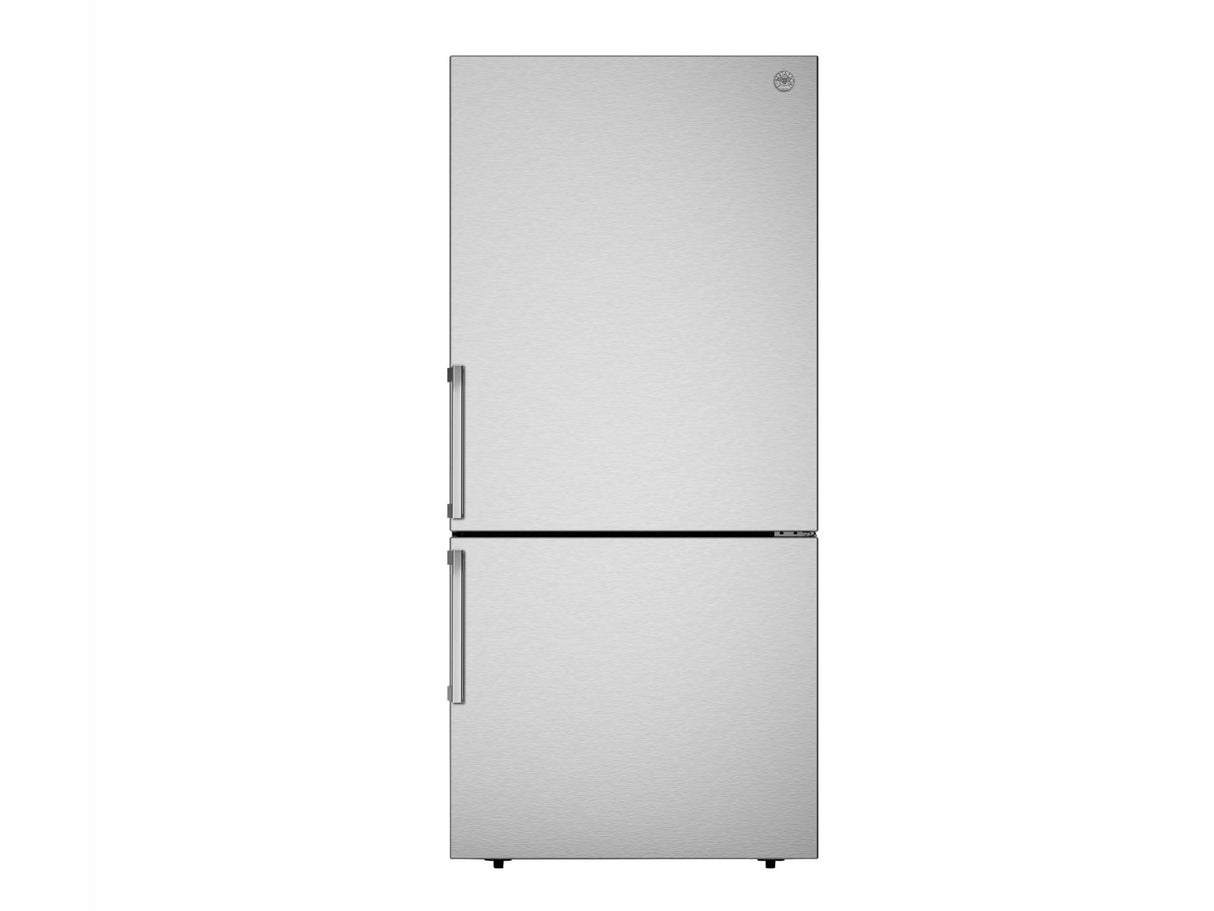 Bertazzoni 31 inch Reversible Door Stainless Steel Freestanding Refrigerator REF31BMFIX Refrigerators REF31BMFIX Wine Coolers Empire