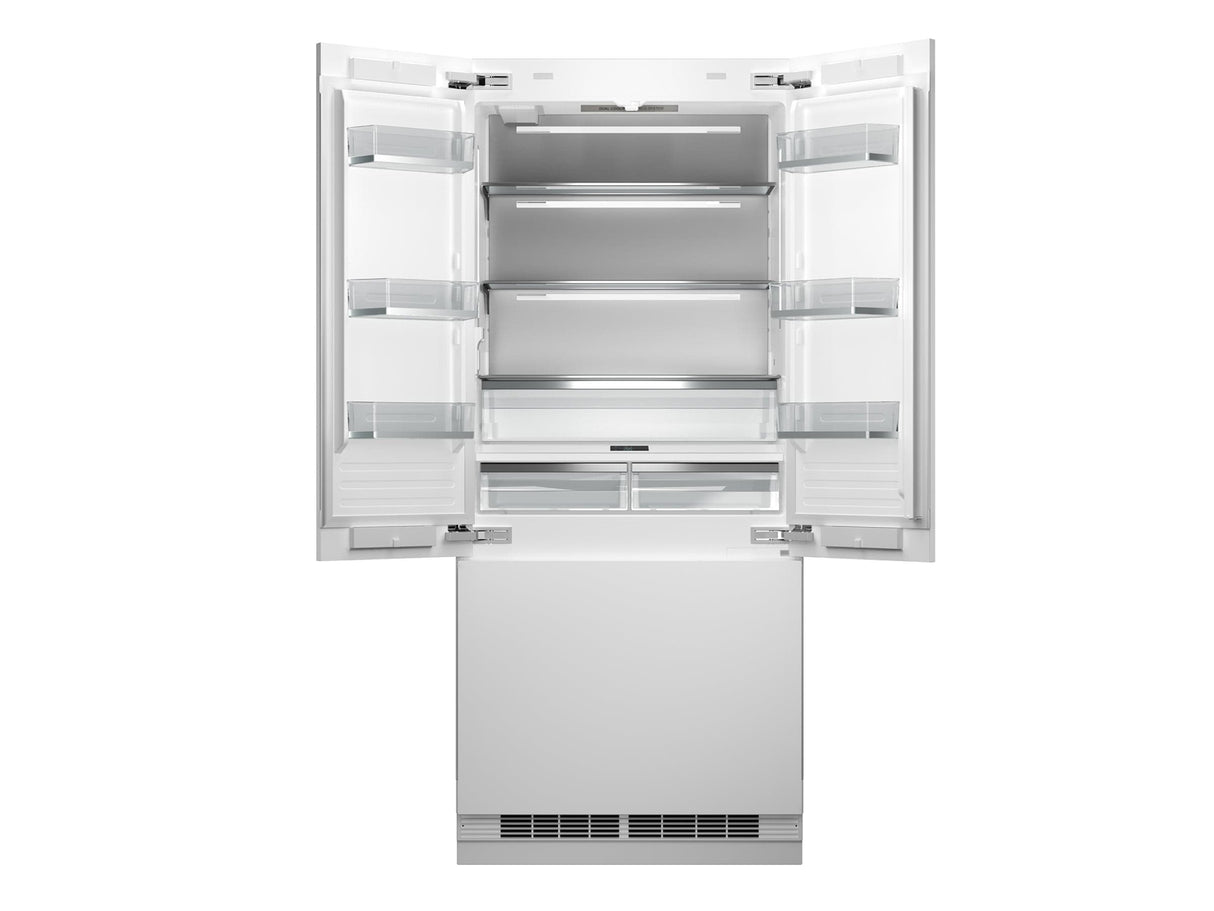 Bertazzoni 36 inch Built-In French Door Refrigerator REF36FDBZPNV Refrigerators REF36FDBZPNV Wine Coolers Empire