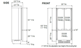 Bertazzoni 36 inch Built-In French Door Refrigerator REF36FDBZPNV Refrigerators REF36FDBZPNV Wine Coolers Empire