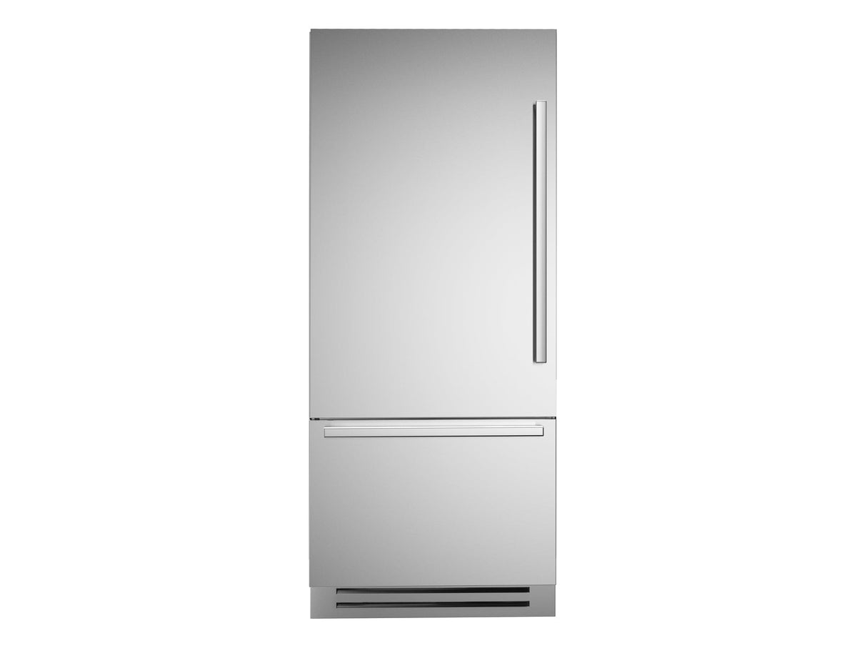 Bertazzoni 36 inch Left Door Stainless Steel Built-In Bottom Mount Refrigerator REF36BMBIXLT Refrigerators REF36BMBIXLT Wine Coolers Empire