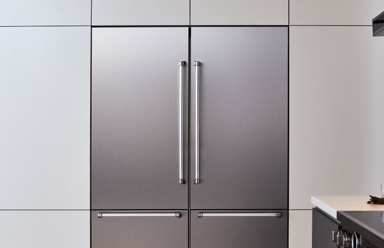 Bertazzoni 36 inch Left Door Stainless Steel Built-In Bottom Mount Refrigerator REF36BMBIXLT Refrigerators REF36BMBIXLT Wine Coolers Empire