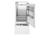 Bertazzoni 36 inch Right Door Built-In Bottom Mount Refrigerator REF36BMBIPRT Refrigerators REF36BMBIPRT Wine Coolers Empire