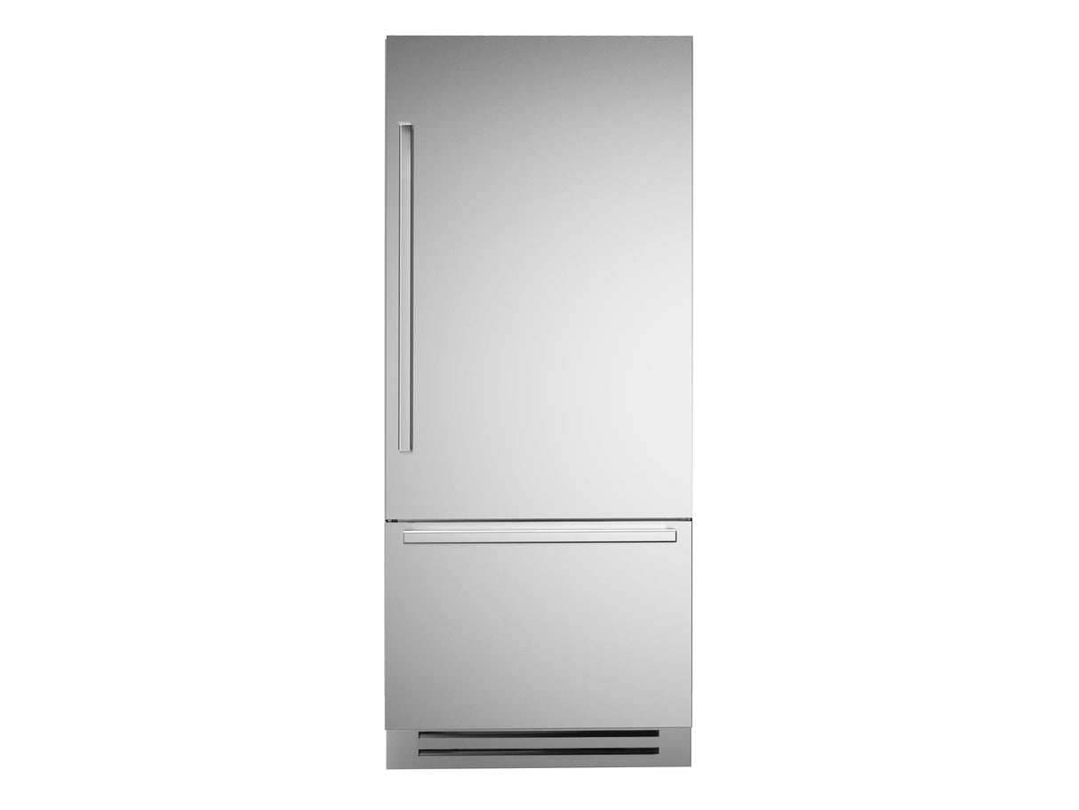 Bertazzoni 36 inch Right Door Stainless Steel Built-In Bottom Mount Refrigerator REF36BMBIXRT Refrigerators REF36BMBIXRT Wine Coolers Empire