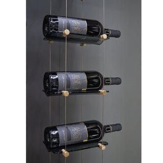 Blue Grouse 12 Bottles Float Cable Wine Racking Display Kit Wine Racks Wine Coolers Empire