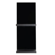 Blue Grouse 3 Foot Flat Black Vinyl Floating Shelves 3FT-SHELVES-K Wine Pegs 3FT-SHELVES-K Wine Coolers Empire