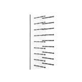 Blue Grouse 3 Foot Tall Rectangular, Label View Peg and Panel Kit 3FT Wine Pegs Wine Coolers Empire