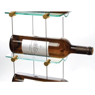 Blue Grouse 6 Bottle Float Cable Wine Racking Display Kit Wine Racks Wine Coolers Empire