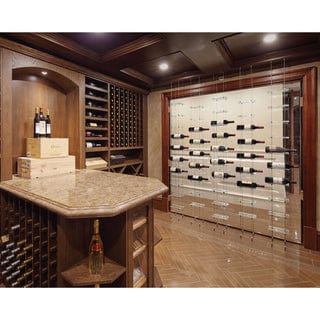 Blue Grouse 6 Bottle Float Cable Wine Racking Display Kit Wine Racks Wine Coolers Empire