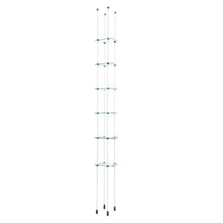 Blue Grouse 6 Bottle Float Cable Wine Racking Display Kit Wine Racks Wine Coolers Empire