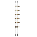 Blue Grouse 6 Bottle Float Cable Wine Racking Display Kit Wine Racks Wine Coolers Empire