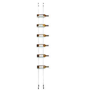 Blue Grouse 6 Bottle Float Cable Wine Racking Display Kit Wine Racks Wine Coolers Empire