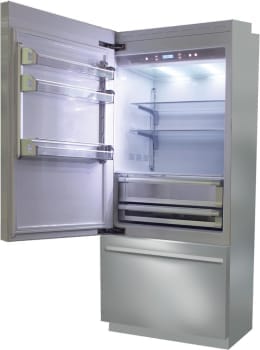 Brilliance Series 36” Stainless Steel Refrigerator with Ice Maker By Fhiaba Refrigerators BKI36Bi-LST Wine Coolers Empire