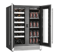 Cavavin Vinoa 24" Wine Cellar and Beverage Center with 21 Bottles & 66 Cans Capacity V-87WBVC Wine/Beverage Coolers Combo V-87WBVC Wine Coolers Empire