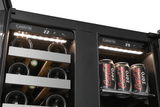 Cavavin Vinoa 24" Wine Cellar and Beverage Center with 21 Bottles & 66 Cans Capacity V-87WBVC Wine/Beverage Coolers Combo V-87WBVC Wine Coolers Empire