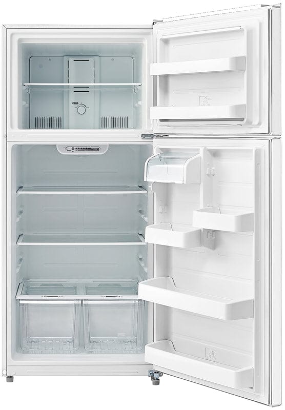 Crosley 18 Cubic Feet With Glass Shelves Reversible Door Refrigerator GRM183 Refrigerators Wine Coolers Empire