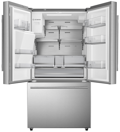 Crosley 21.5 Cubic Feet Stainless Steel French Door Refrigerator-Freezer CFDNH2218AS Refrigerators CFDNH2218AS Wine Coolers Empire