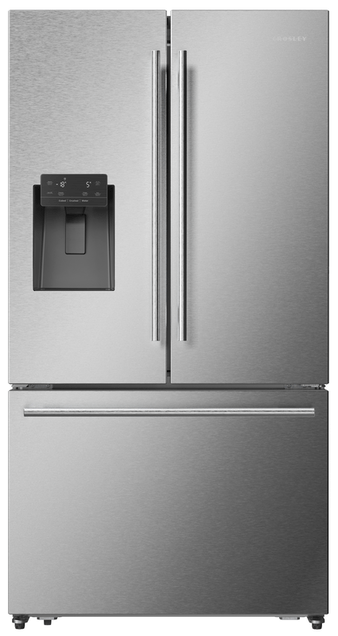 Crosley 21.5 Cubic Feet Stainless Steel French Door Refrigerator-Freezer CFDNH2218AS Wine Coolers Empire