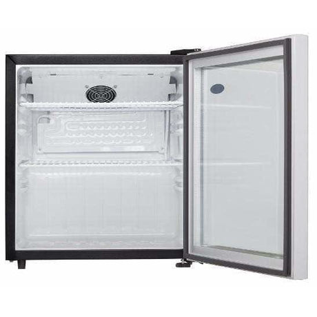 Danby 1.6 cu. ft. Platinum Glass Door Compact Fridge Refrigerators DAG016A1BDB Wine Coolers Empire