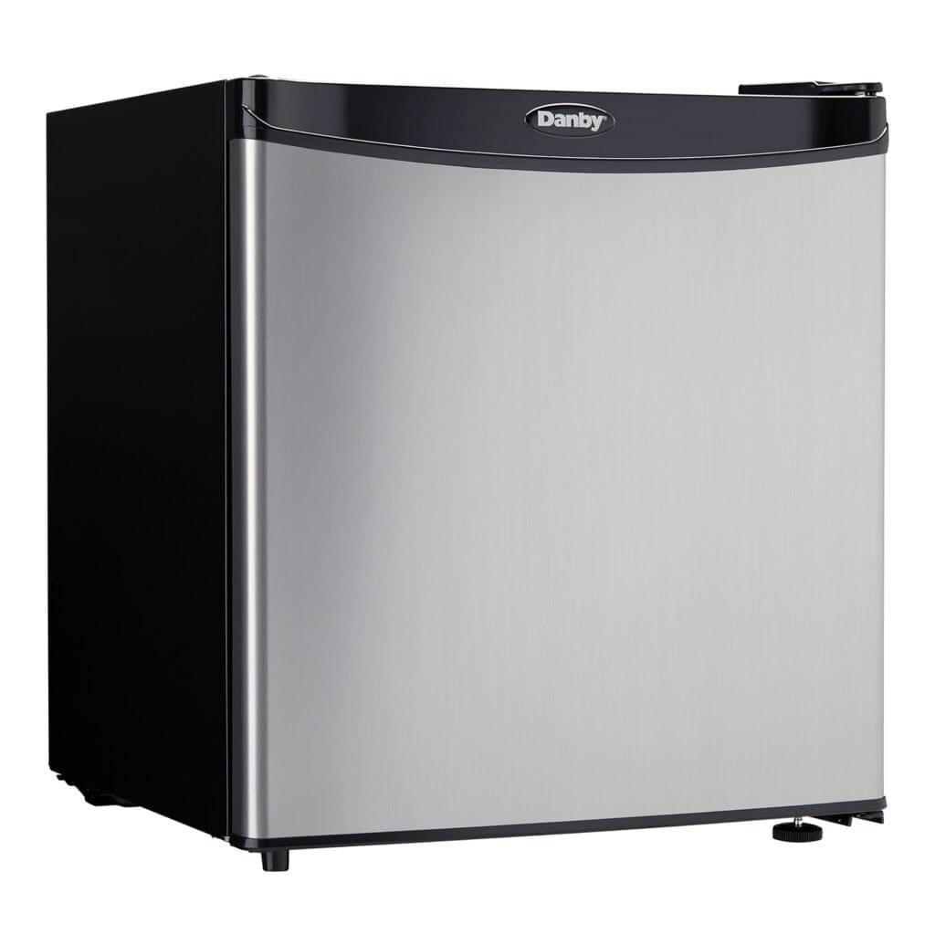 Danby 1.6 cu. ft. Stainless Steel Compact Refrigerator Refrigerators DAR016A1BSLDB Wine Coolers Empire