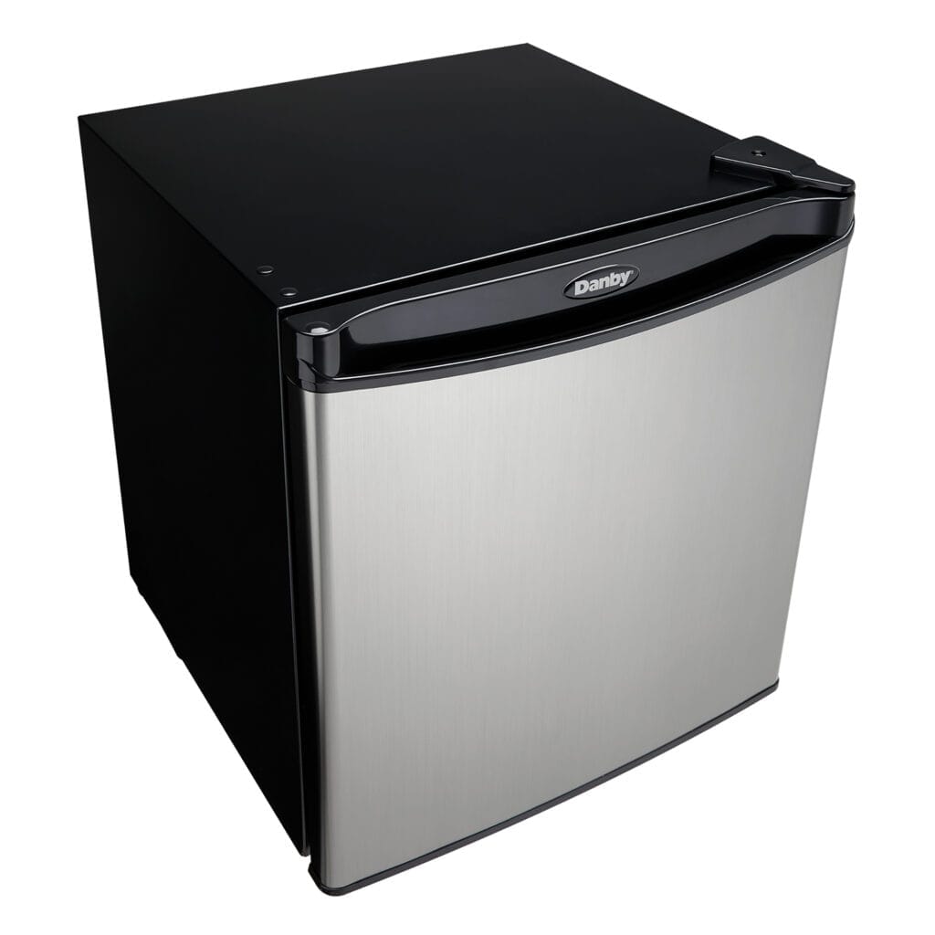 Danby 1.6 cu. ft. Stainless Steel Compact Refrigerator Refrigerators DAR016A1BSLDB Wine Coolers Empire