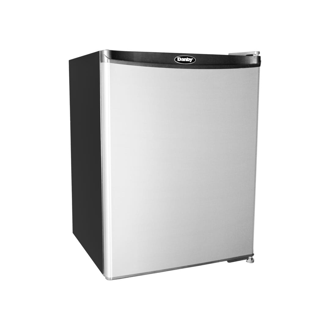 Danby 2.2 cu. ft. Stainless Steel Compact Refrigerator Refrigerators DAR022A1SLDB Wine Coolers Empire