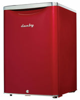 Danby 2.6 cu.ft Red Compact Refrigerator DAR026A2LDB Refrigerators DAR026A2LDB Wine Coolers Empire