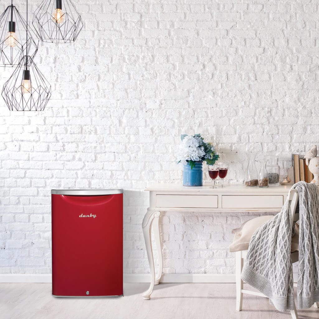 Danby 2.6 cu.ft Red Compact Refrigerator DAR026A2LDB Refrigerators DAR026A2LDB Wine Coolers Empire